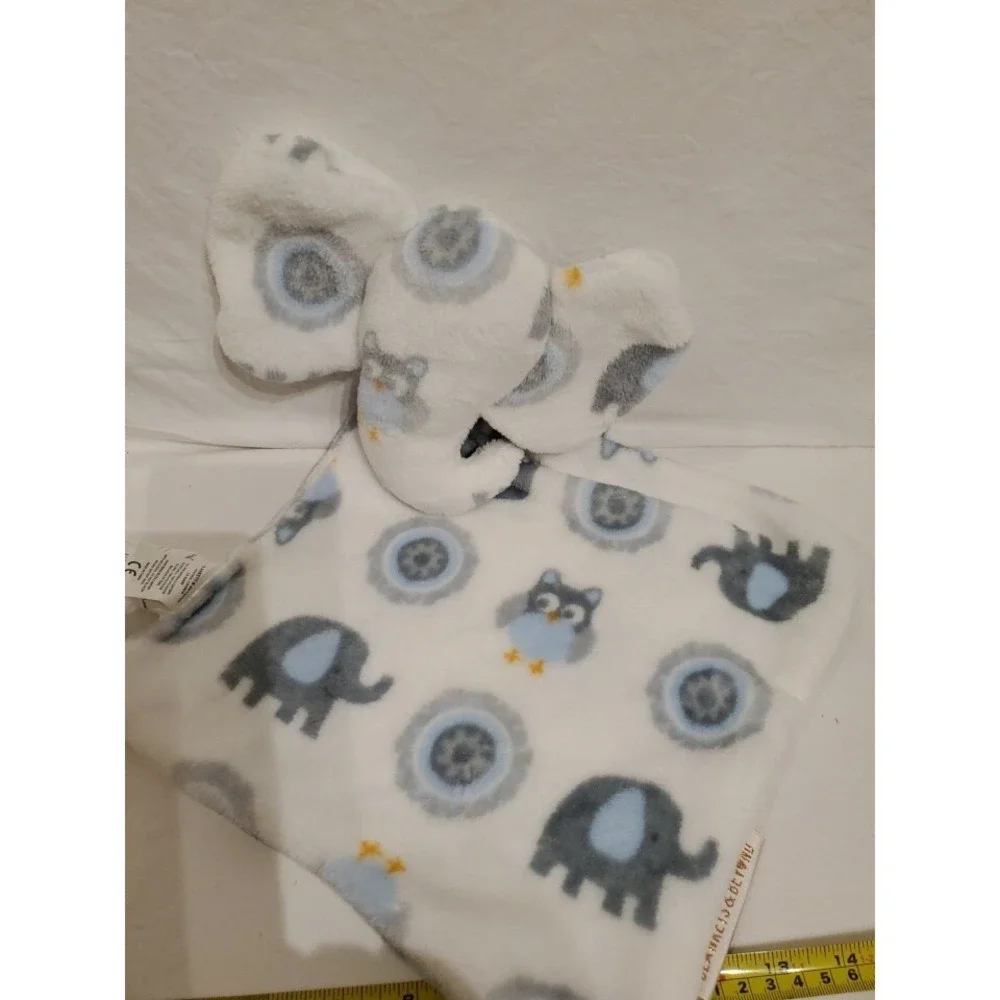 Blankets &‎ Beyond Plush Elephant Baby Lovey Security Soft Blanket 12